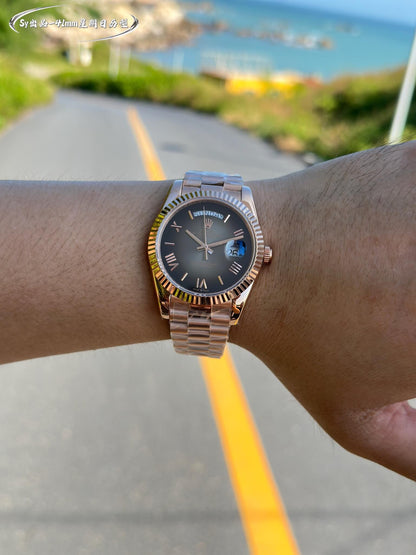 Rolex Day-Date 40mm Rose Gold "Dark Gray Dial"