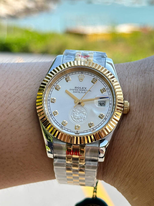 Rolex Oyster Perpetual Datejust Rolesor "White Dial"