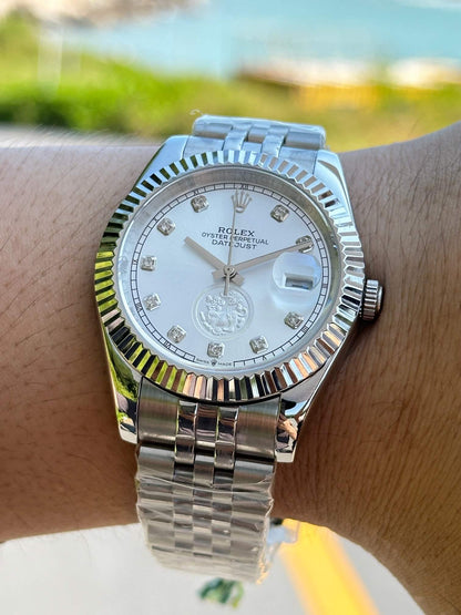 Rolex Oyster Perpetual Datejust Rolesor "White Dial"