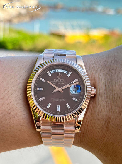 Rolex Oyster Perpetual Day-Date 40 "Chocolate Dial"