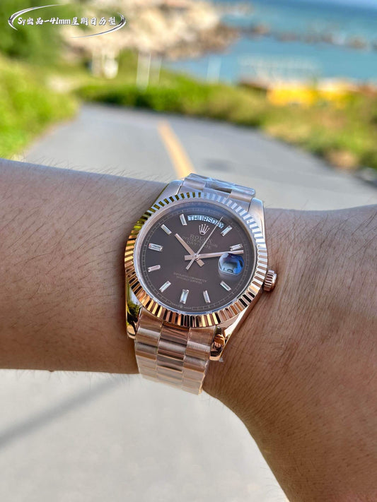 Rolex Oyster Perpetual Day-Date 40 "Chocolate Dial"