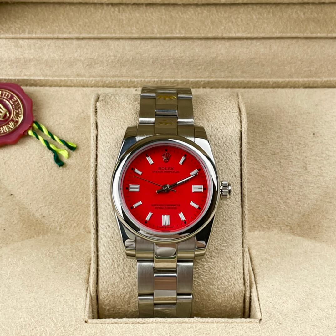 Rolex Oyster Perpetual "Red Dial"