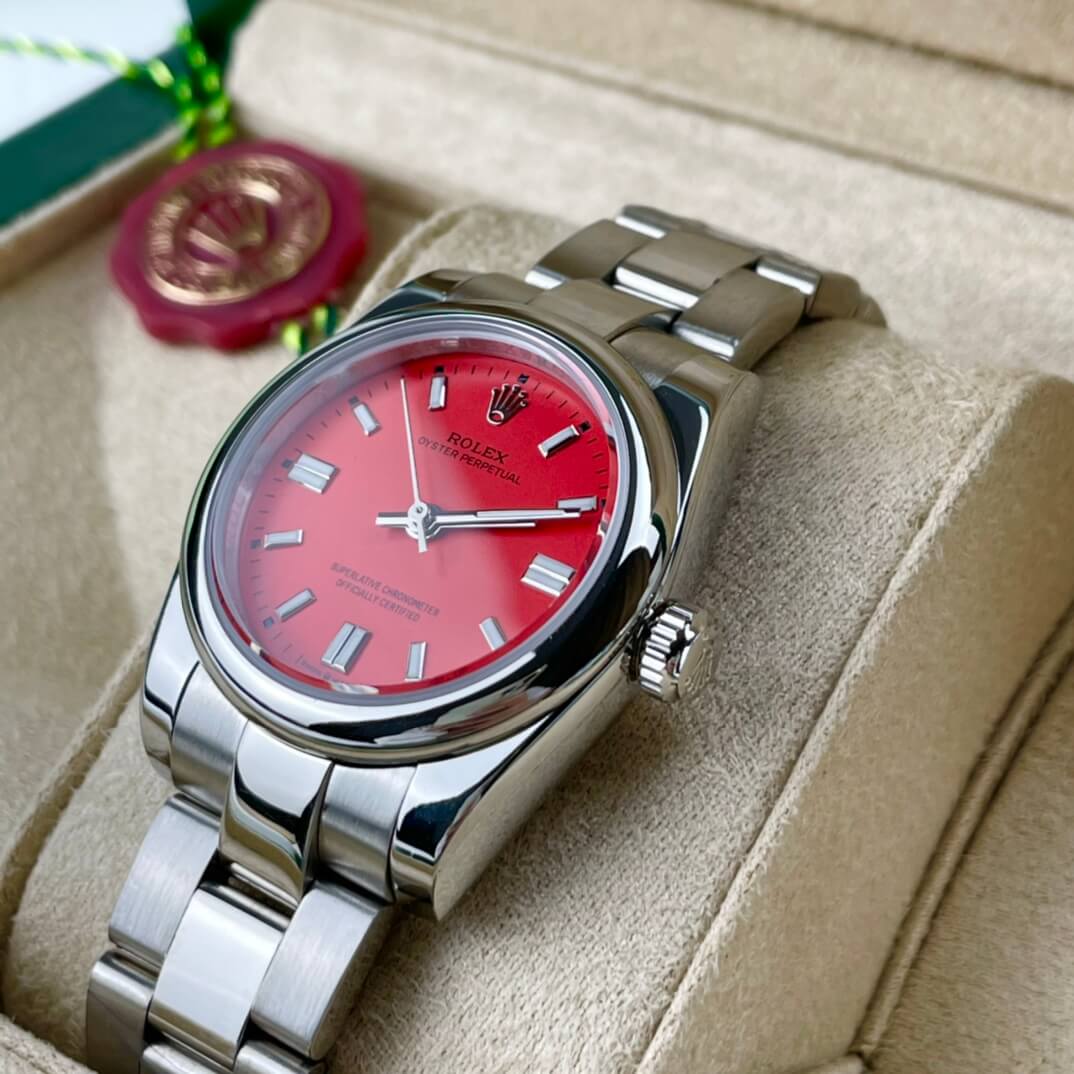 Rolex Oyster Perpetual "Red Dial"