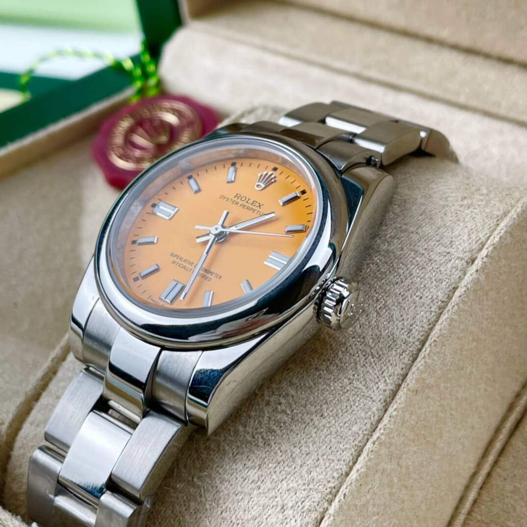 Rolex Oyster Perpetual Yellow Dial