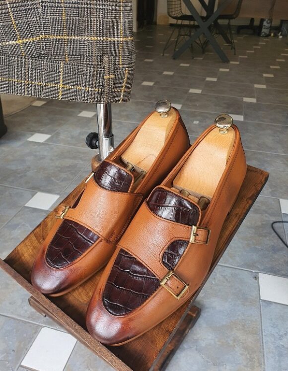 Regal Tan Monk Loafers