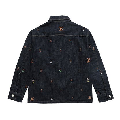 Signature Stitch Premium Navy  Denim Jacket