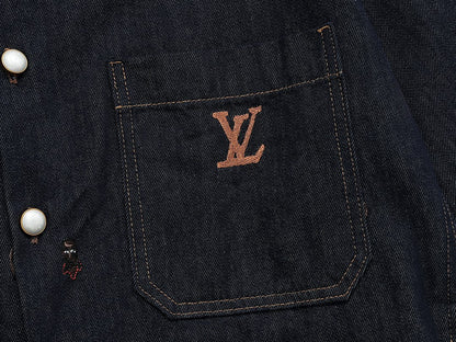 Signature Stitch Premium Navy  Denim Jacket