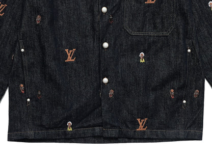 Signature Stitch Premium Navy  Denim Jacket