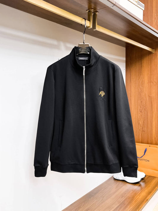 Stefano Ricci Eagle Logo Technical Jersey Tracksuit Black