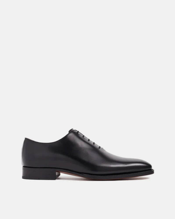 The Nero Noir Polished Black Wholecut Oxford
