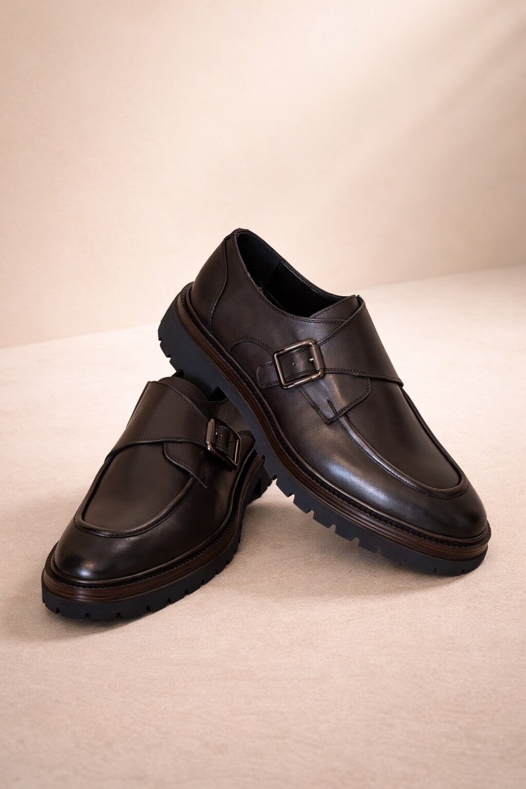 Modena Monk Strap — Espresso Brown | HolloShoe