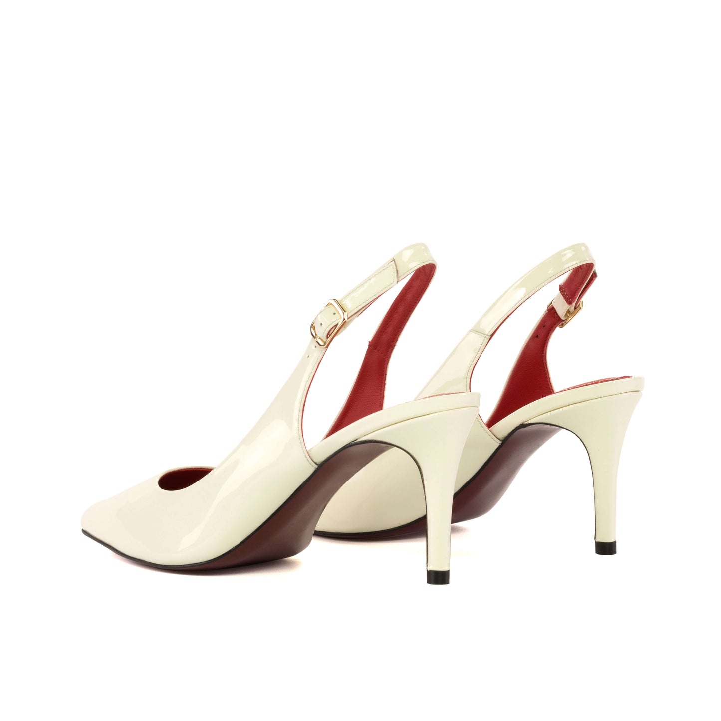 Bologna White Stiletto Heels