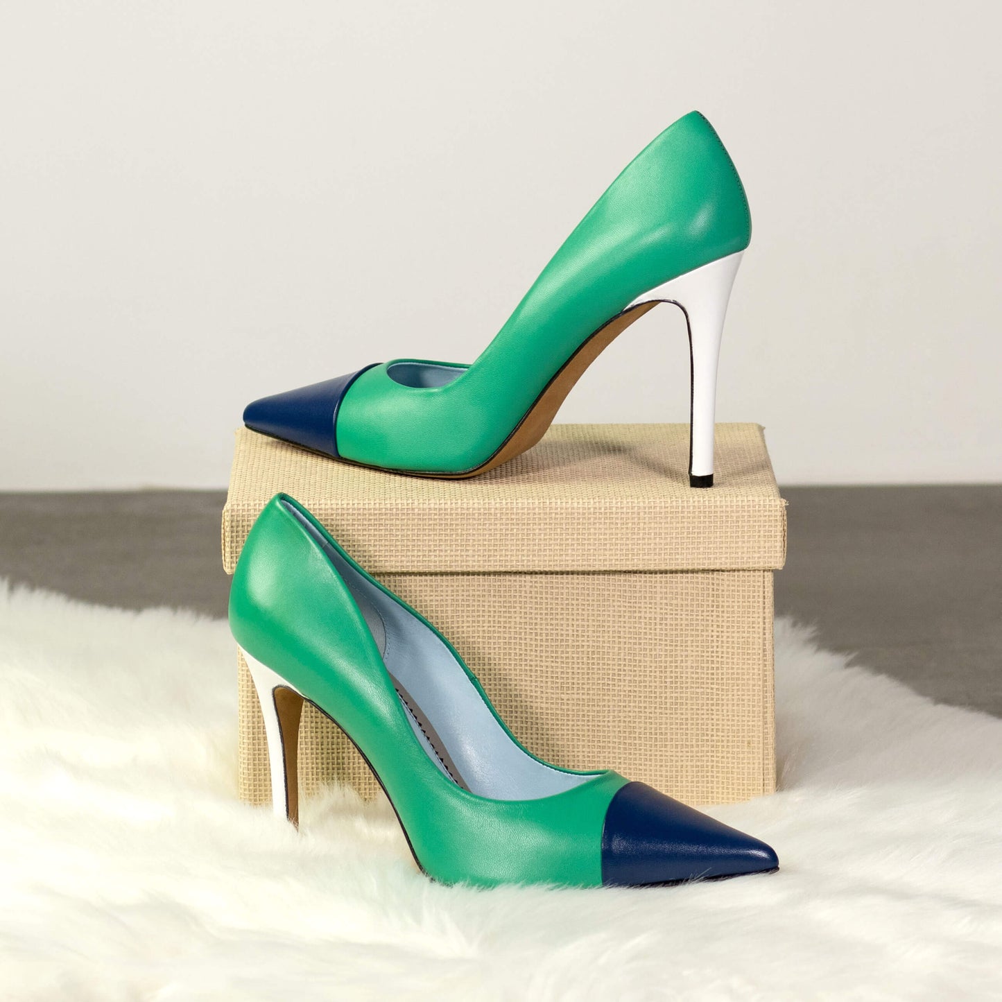 Milan Green Stiletto Heels