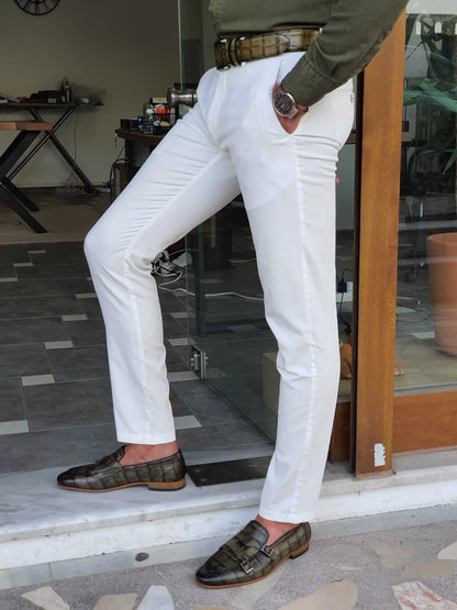 Aslan White Pants - Hollo Men