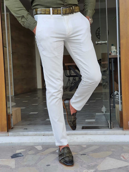 Aslan White Pants - Hollo Men