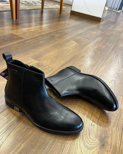 Classic Black Chelsea Boots