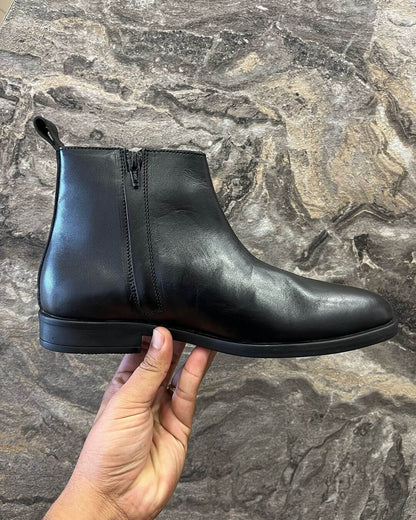 Classic Black Chelsea Boots