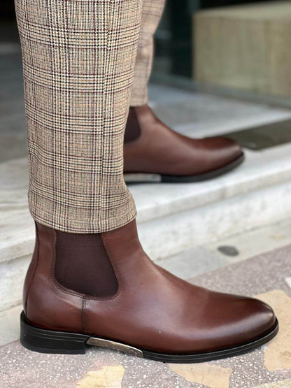 Brown Chelsea Boots - Hollo Shoe