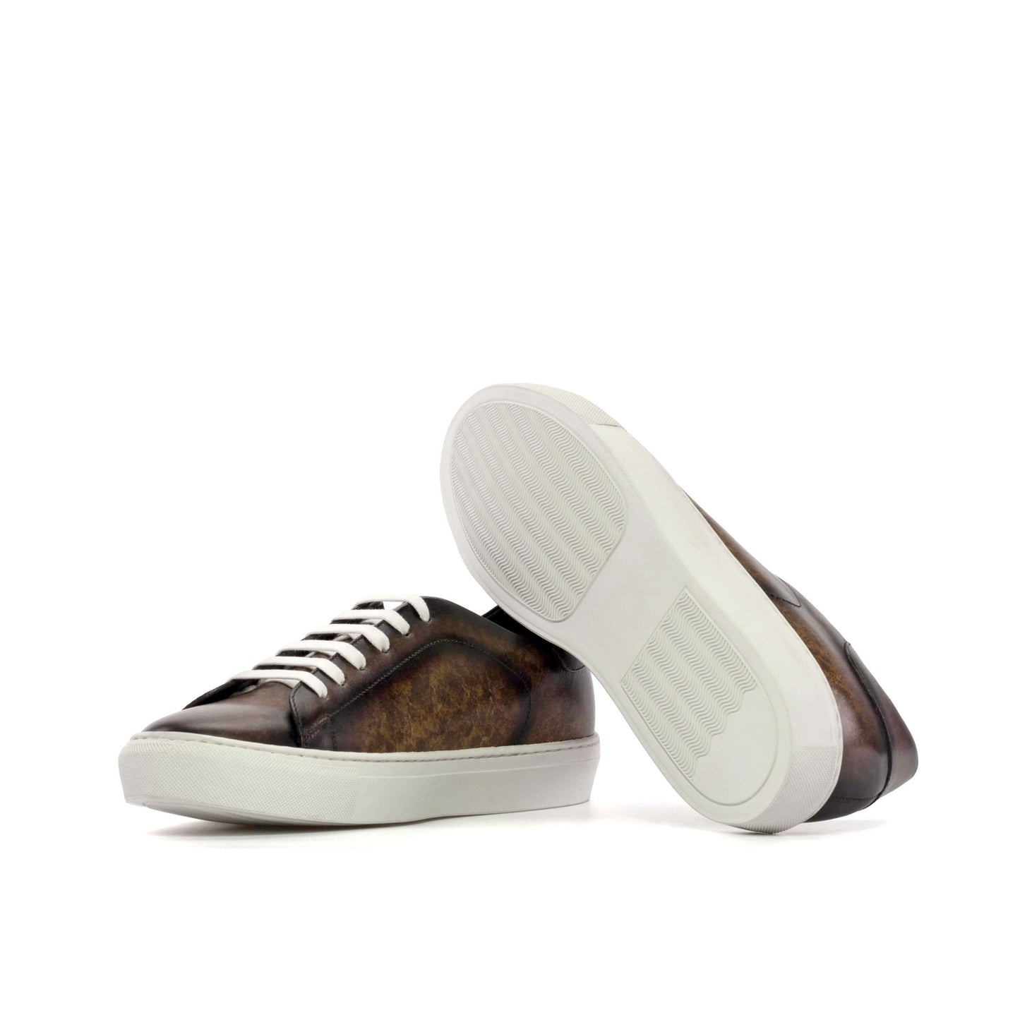 Brown Patina Trainer - Hollo Shoe