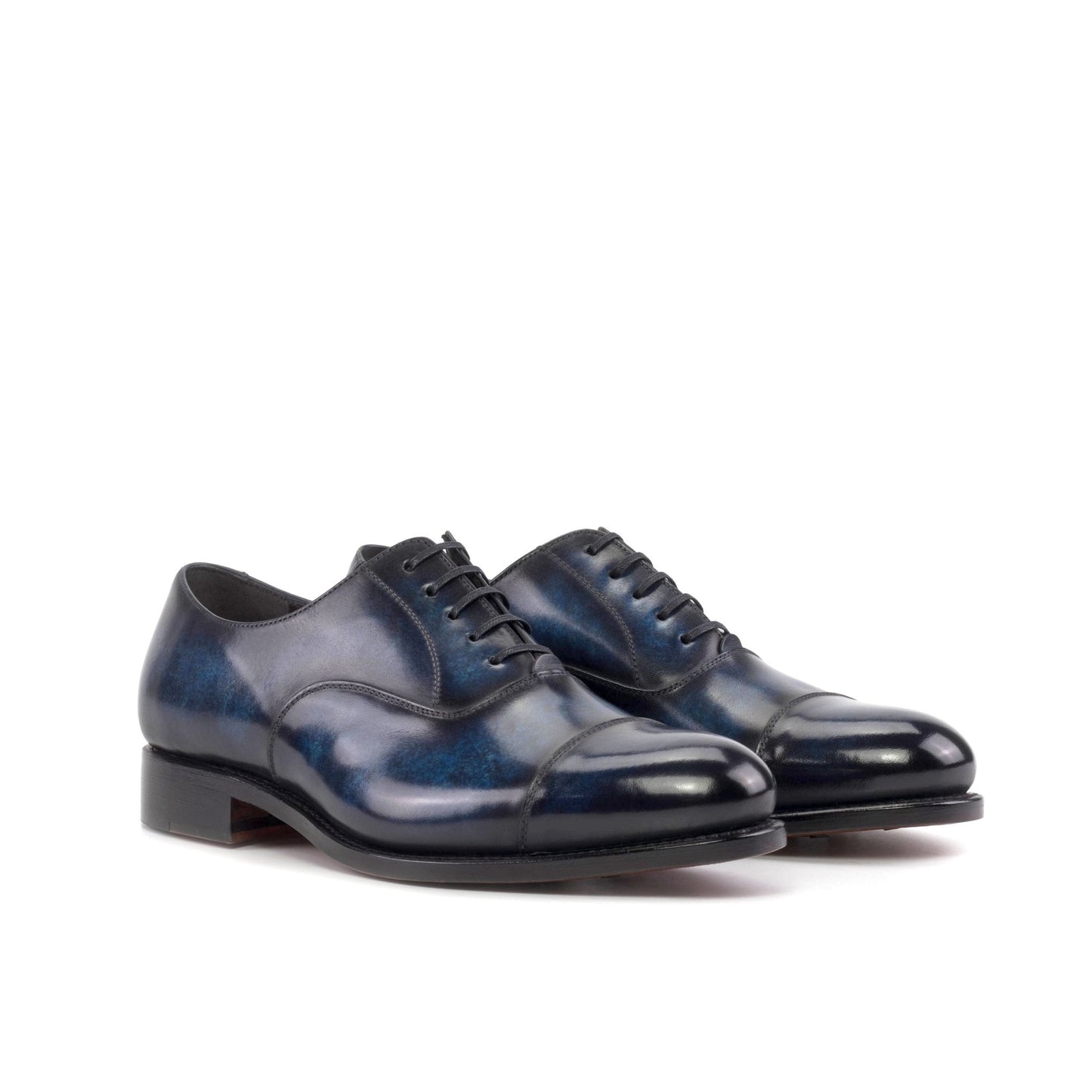 Buckingham Spectator Dark Blue Oxfords - Hollo Shoe