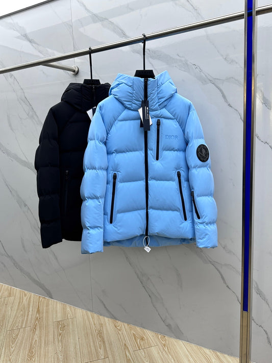 Dior Men's Mizusawa Sky Blue Down Puffer Jacket - Ski Capsule Coat