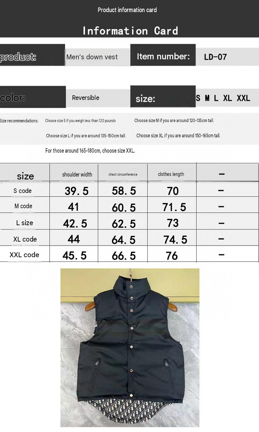 Dior Reversible Puffer Vest - Blue and Ecru Oblique Technical Taffeta Gilet