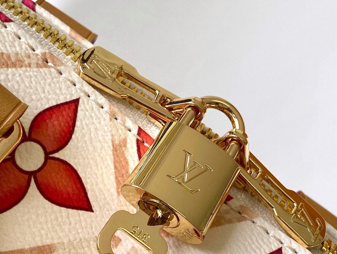 Louis Vuitton Speedy Bandoulière 20 Monogram Canvas Floral Print