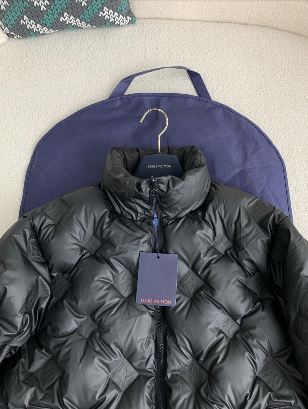 LV Glossy Puffer Jacket