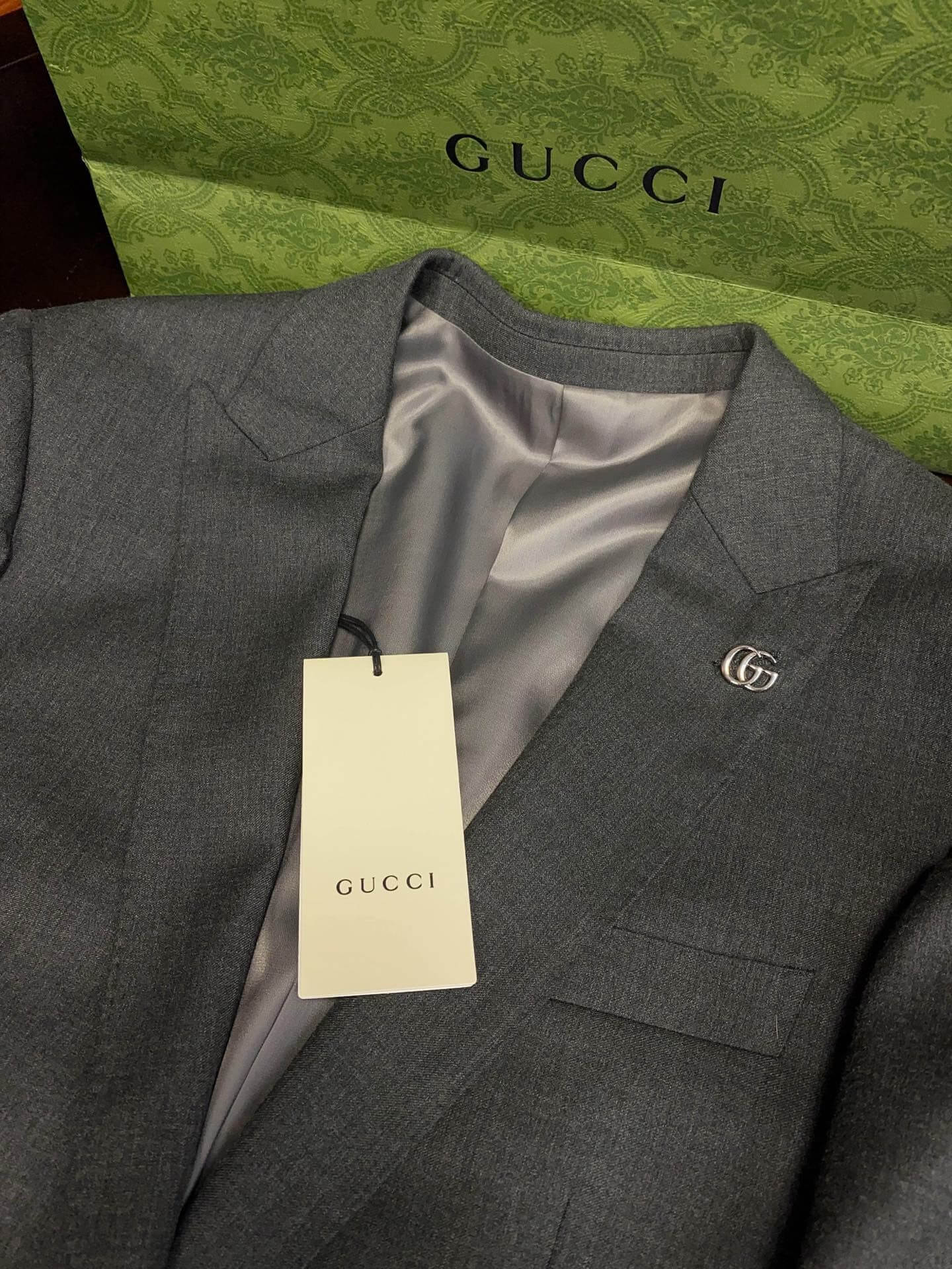 Gucci 2-Piece Gray Suit