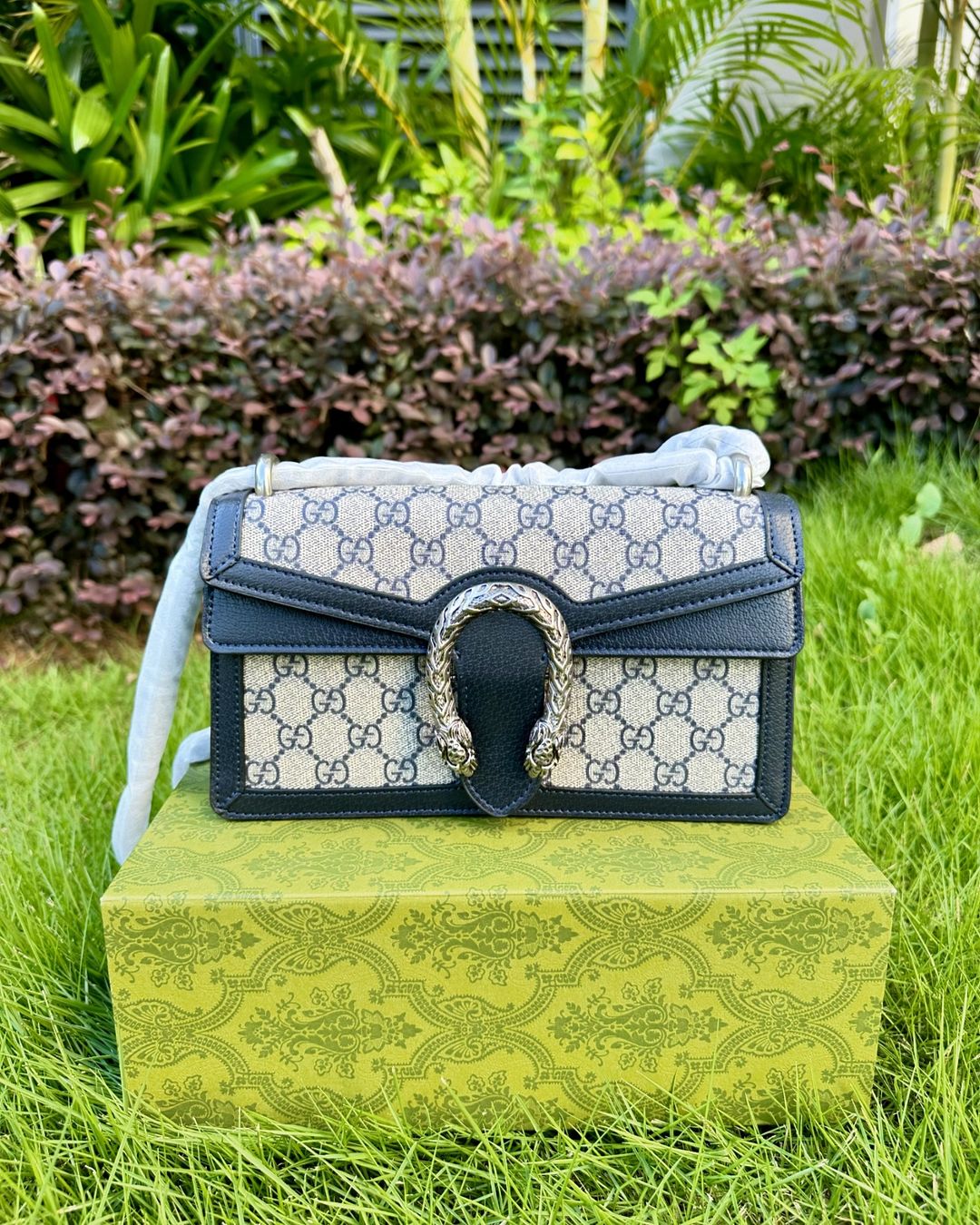 Green gucci dionysus bag sale