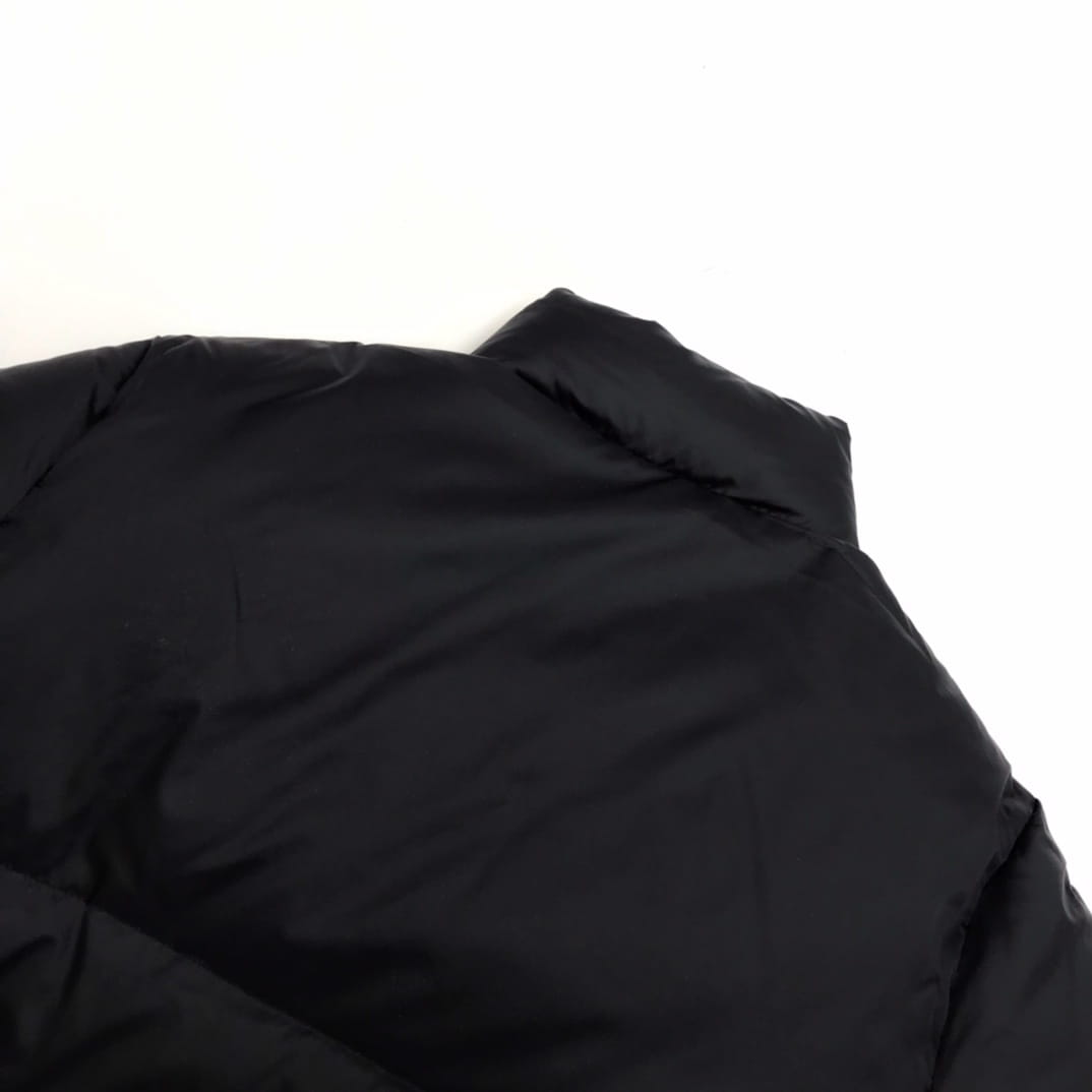 Gucci Black Web Stripe Quilted Down Puffer Jacket