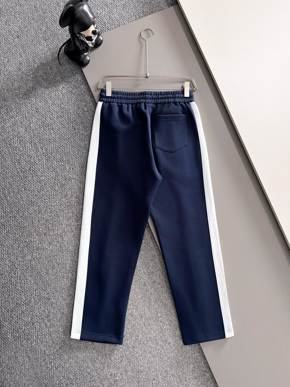 Gucci Navy Blue Technical Jersey Colorblock Track Suit Set - Interlocking G