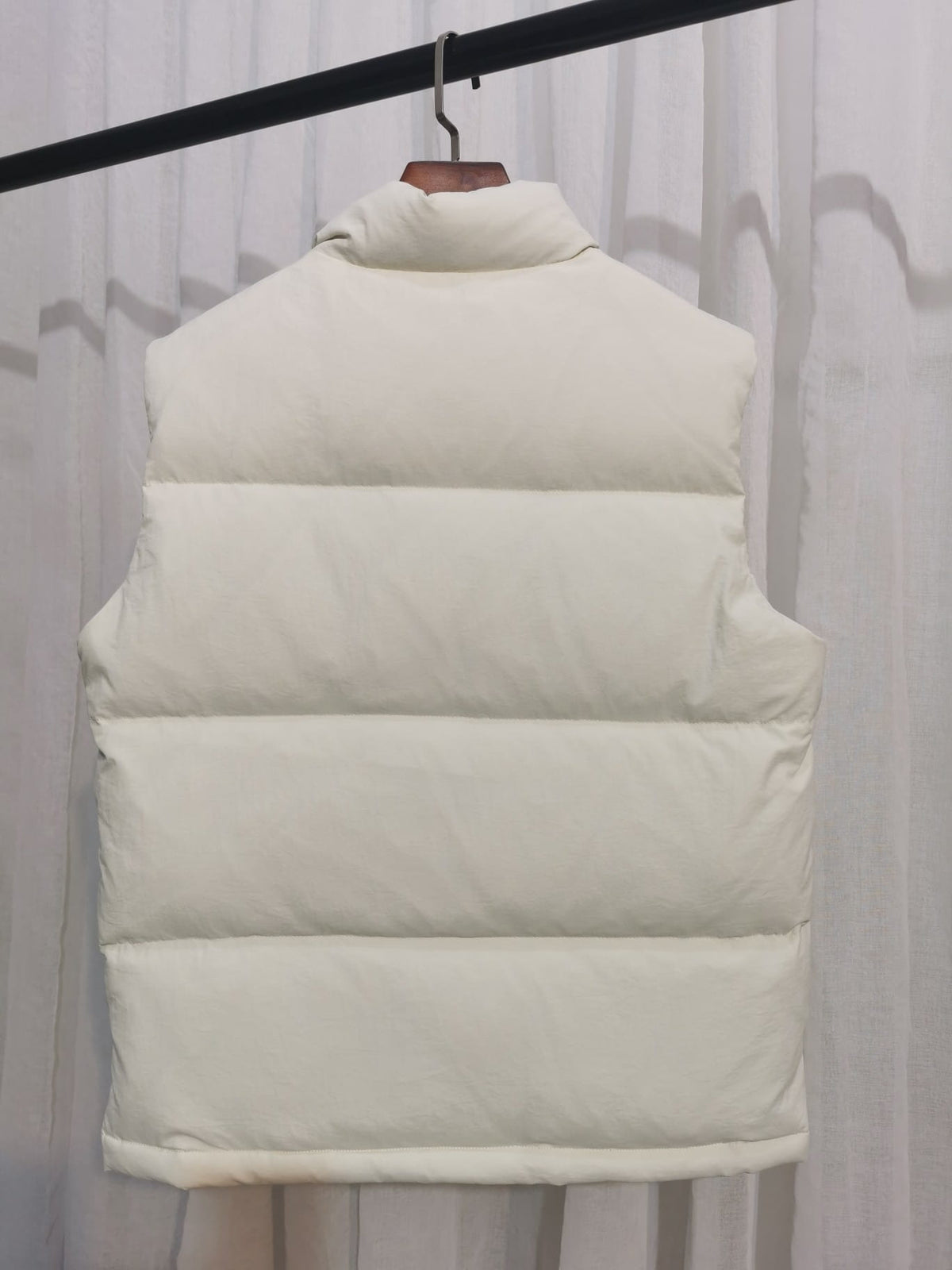 Gucci x The North Face Cream Off-White Goose Down Puffer Vest Gilet