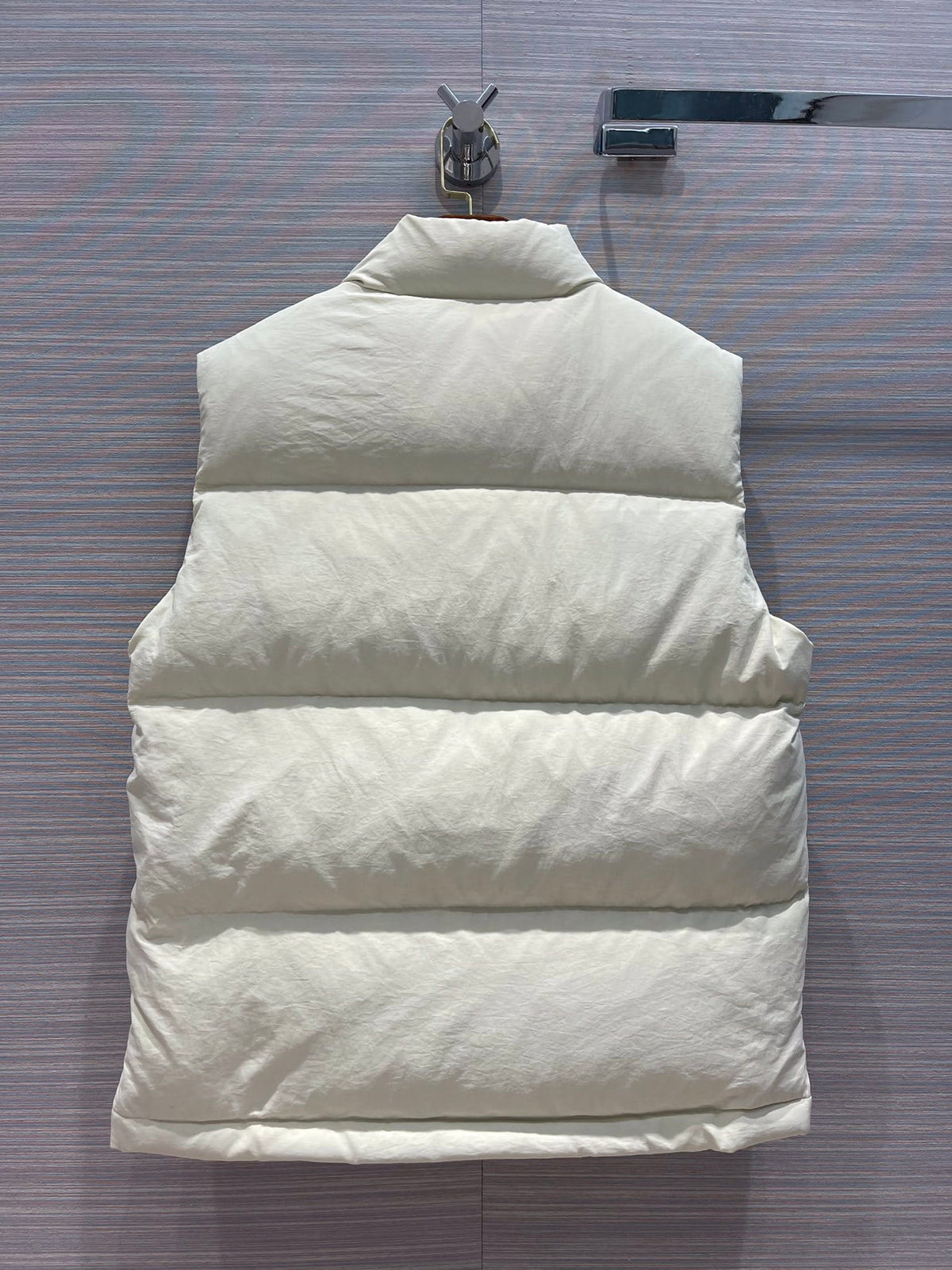 Gucci x The North Face Cream Off-White Goose Down Puffer Vest Gilet