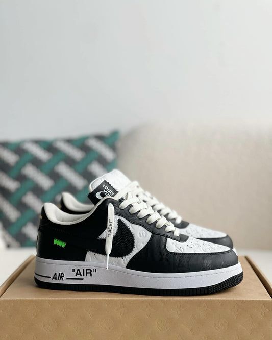 Louis Vuitton X Air Force 1 Low Black White