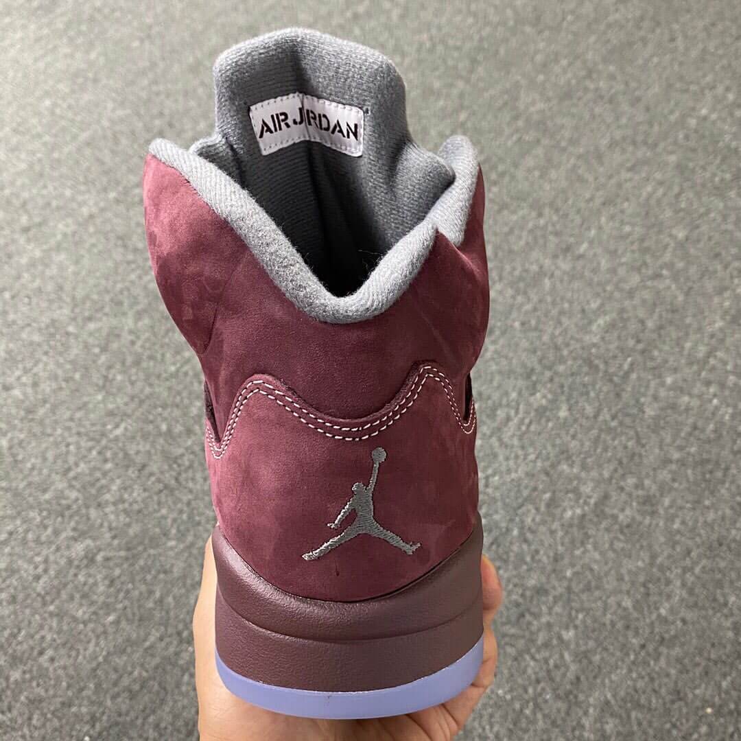 Air Jordan 5 Retro Burgundy Hollo Shoe