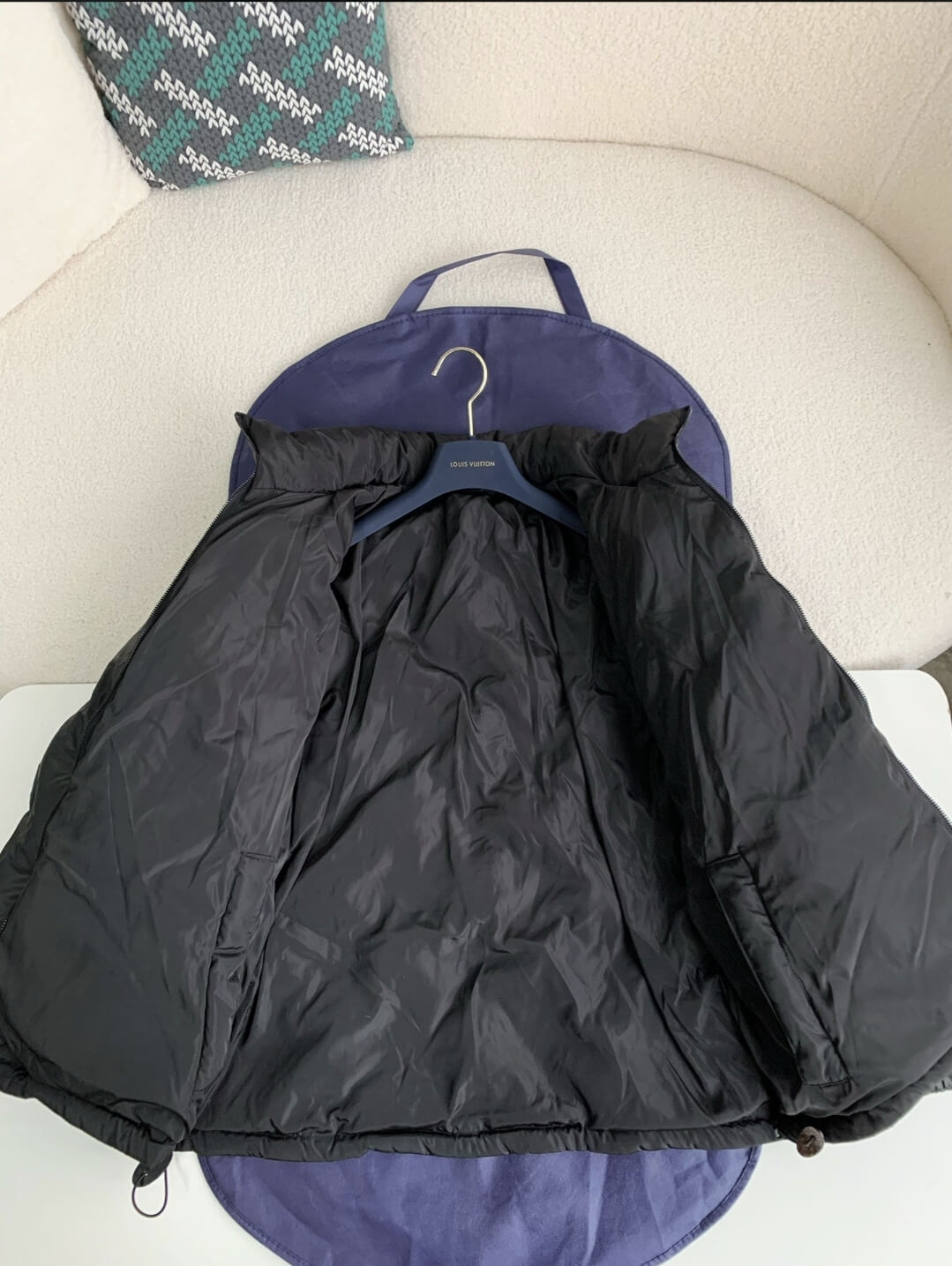 LV Glossy Puffer Jacket