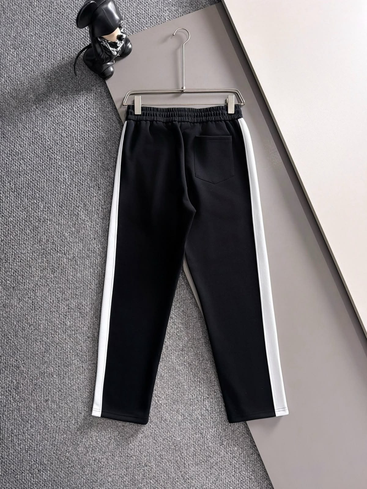 Loewe Black & White Contrast Anagram Embroidered Tracksuit Set