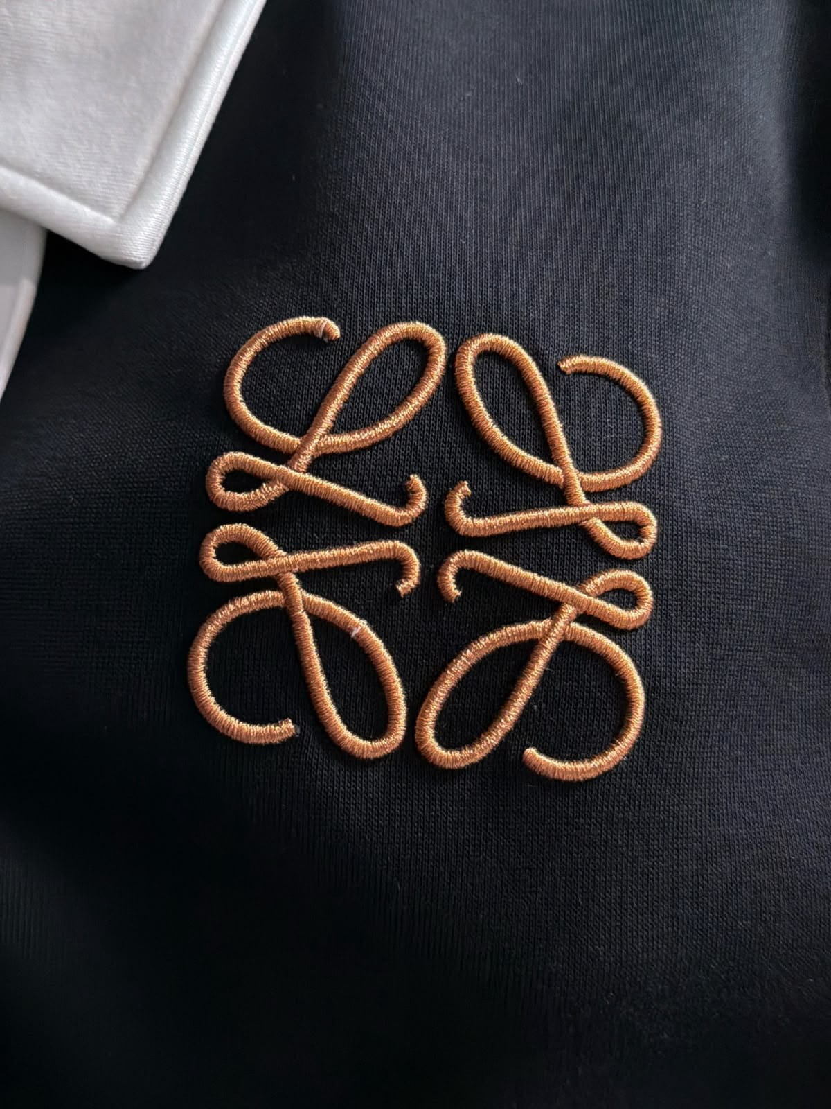 Loewe Black & White Contrast Anagram Embroidered Tracksuit Set