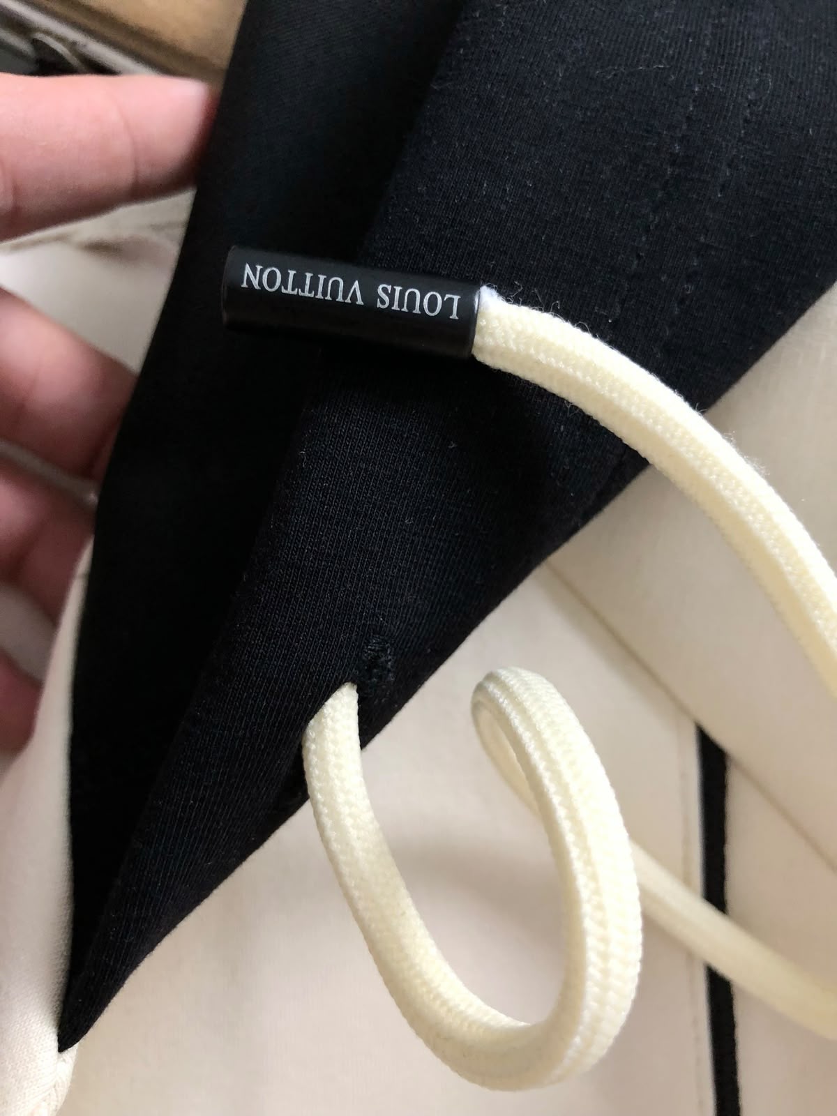 Louis Vuitton LV Marque L.Vuitton Déposée Contrast Hooded Tracksuit Set
