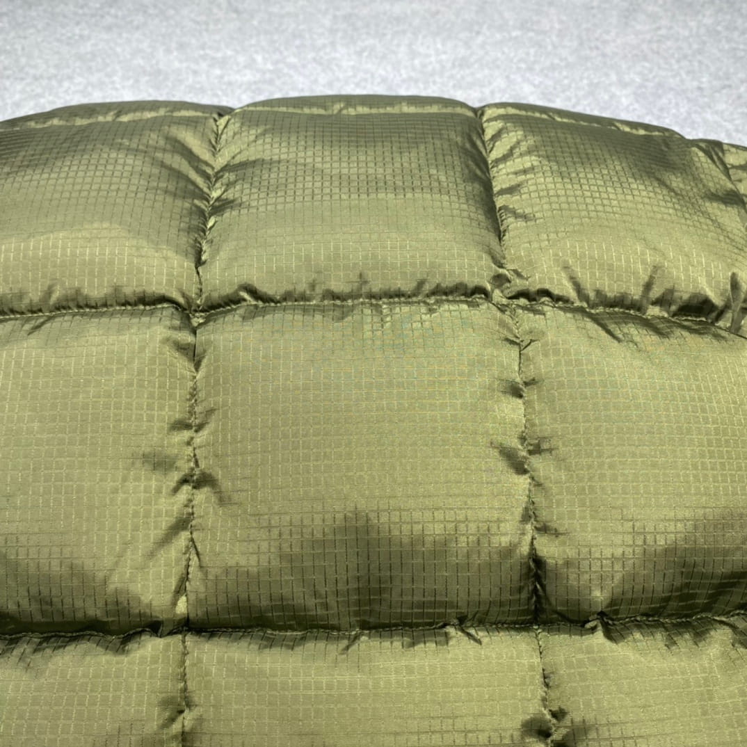 Louis Vuitton LV Long-Sleeved Olive Green Pillow Puffer Jacket