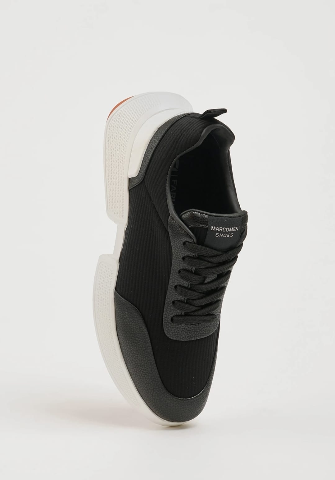 HH Black & White Sculpted Sole Sneaker