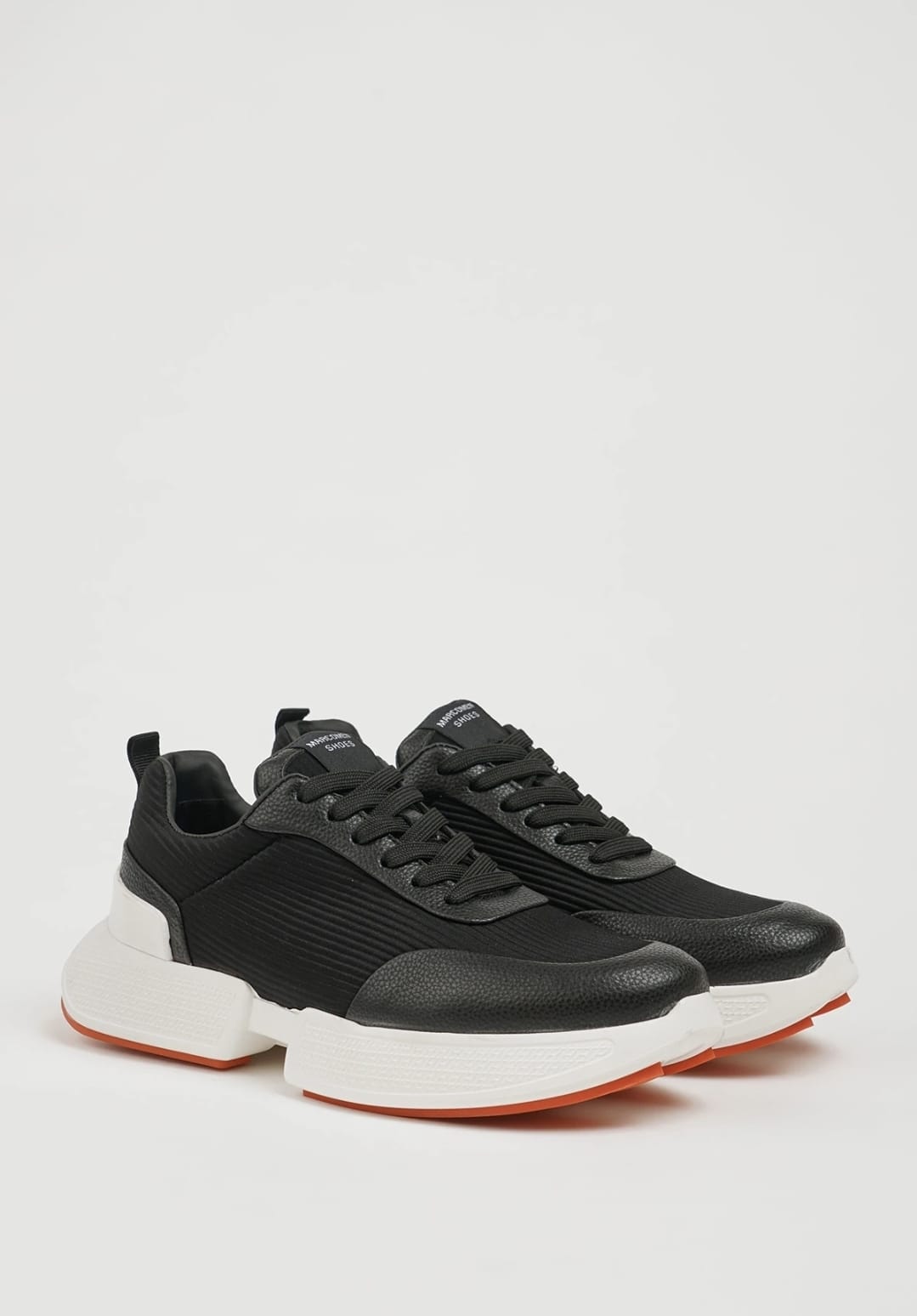 HH Black & White Sculpted Sole Sneaker