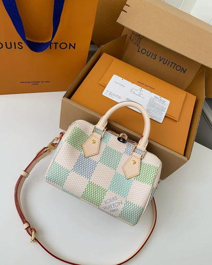 Louis Vuitton Speedy Bandoulière 20 "CHECKERED"