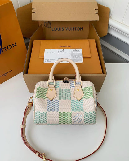 Louis Vuitton Speedy Bandoulière 20 "CHECKERED"