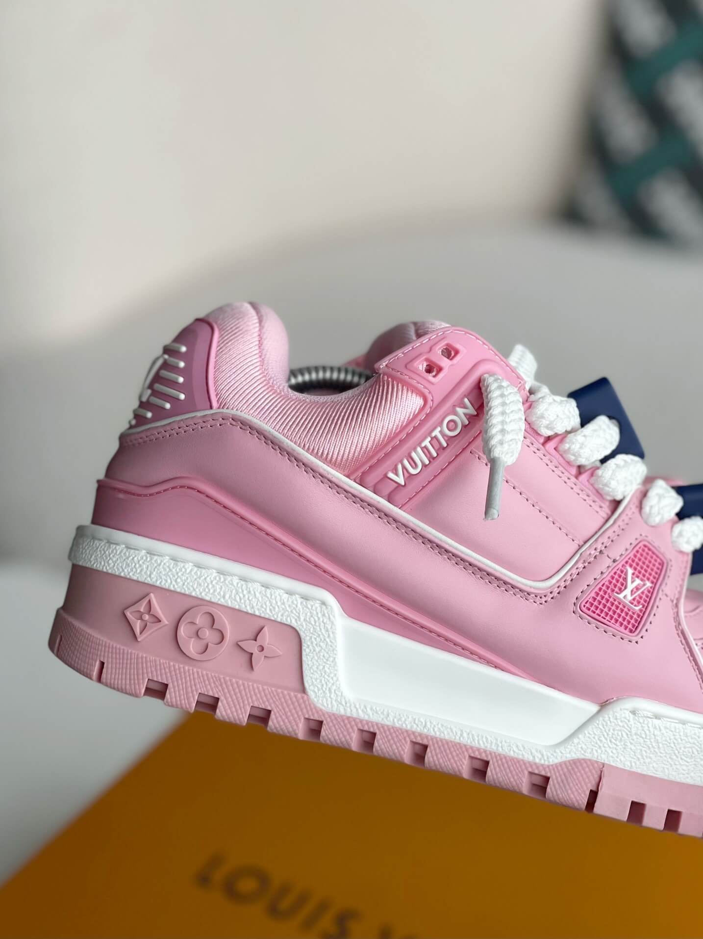 Louis Vuitton LV Trainer Maxi Pink Sneaker