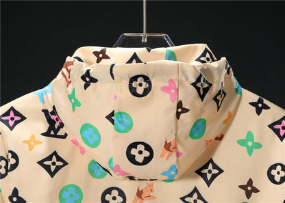 Louis Vuitton Printed Monogram Hoodie Jacket