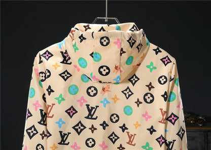 Louis Vuitton Printed Monogram Hoodie Jacket