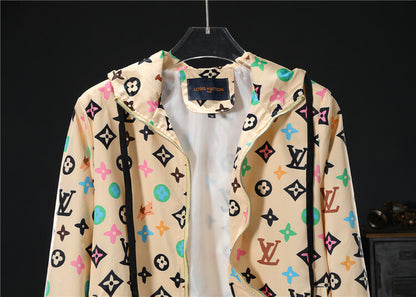 Louis Vuitton Printed Monogram Hoodie Jacket