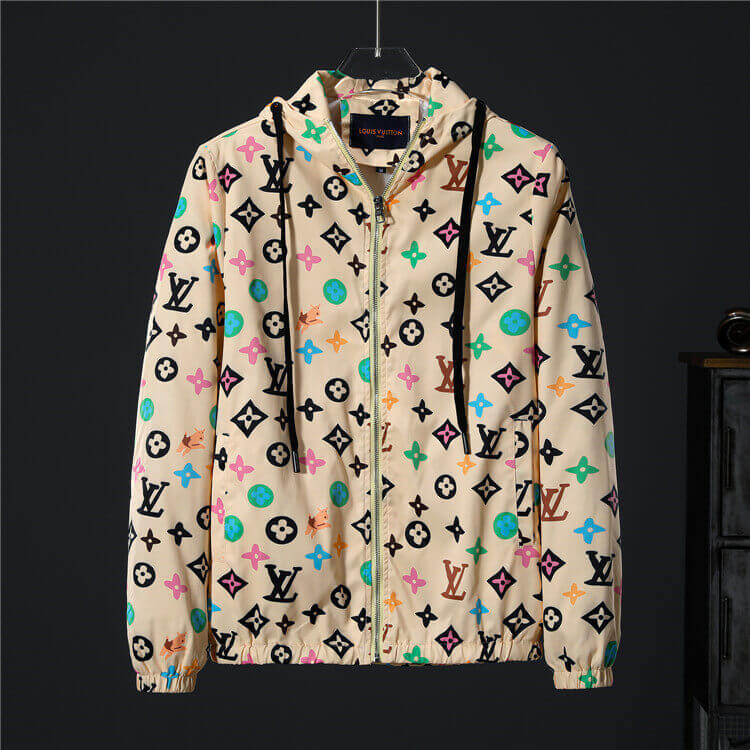 Louis Vuitton Printed Monogram Hoodie Jacket